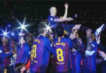 El Camp Nou despide a Iniesta en la fiesta de los Campeones El Camp Nou despide a Iniesta en la fiesta de los Campeones