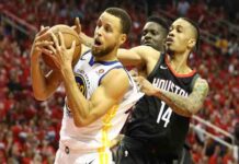 Victoria de los Warriors a los Rockets Victoria de los Warriors a los Rockets