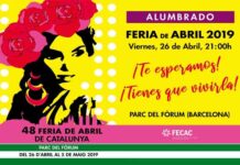 Inauguración de la Feria de Abril en Barcelona Inauguración de la Feria de Abril en Barcelona