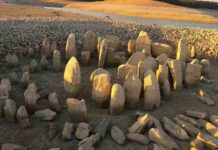 El STONEHENGE perdido, redescubierto después de la sequía El STONEHENGE perdido, redescubierto después de la sequía