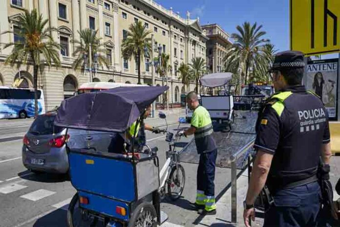 En Barcelona hay más de 2.000 bicitaxis