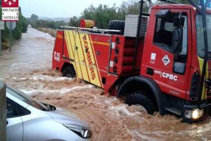 Inundaciones en el Baix Maestrat por la intensa lluvia