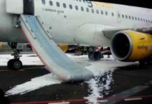 Aterrizaje de emergencia en El Prat de un avión de Vueling Aterrizaje de emergencia en El Prat de una avión de Vueling