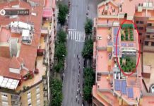 El helicóptero de «La Vuelta 19» descubre una plantación de marihuana en una azotea El helicóptero de "La Vuelta 19" descubre una plantación de marihuana en una azotea