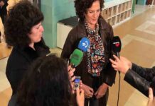 La consejera de Navarra asiste en Lleida al foro sobre el oso pardo en los Pirineos Itziar Gómez López