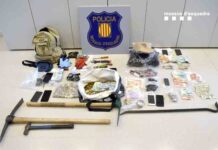 Detenidas cinco personas que se dedicaban al robo de tragaperras en el Montsià Detenidas cinco personas que se dedicaban al robo de tragaperras en el Montsià