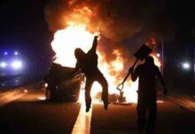 Tercer día de violencia: Barcelona vuelve a estar en llamas Tercer día de violencia: Barcelona vuelve a estar en llamas