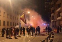 Vecinos de Manresa defienden el cuartel de la Guardia Civil que intenta ser asaltado Vecinos de Manresa defienden el cuartel de la Guardia Civil que intenta ser asaltado