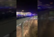 Bloqueo de la Terminal 1 del Aeropuerto de Barcelona Bloqueo de la Terminal 1 del Aeropuerto de Barcelona