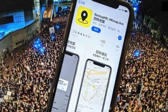 Apple ha eliminado una App que permite a los manifestantes en Hong Kong observar a la policía
