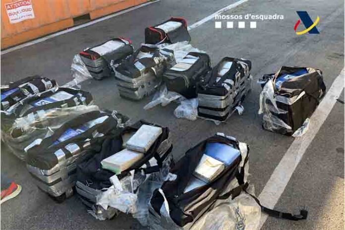 Incautados 500 kilos de cocaína en el puerto de Barcelona