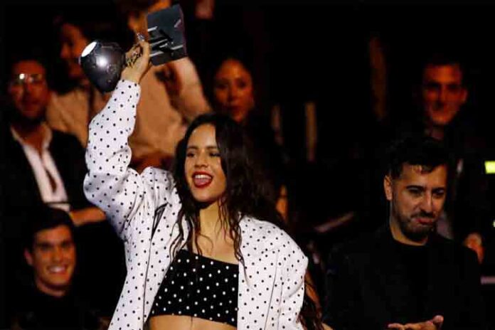 Rosalía y J Balvin ganan 'Mejor colaboración' en los premios MTV