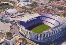 Barcelona comienza la renovación de las zonas verdes en el entorno del Camp Nou Barcelona comienza la renovación de las zonas verdes en el entorno del Camp Nou