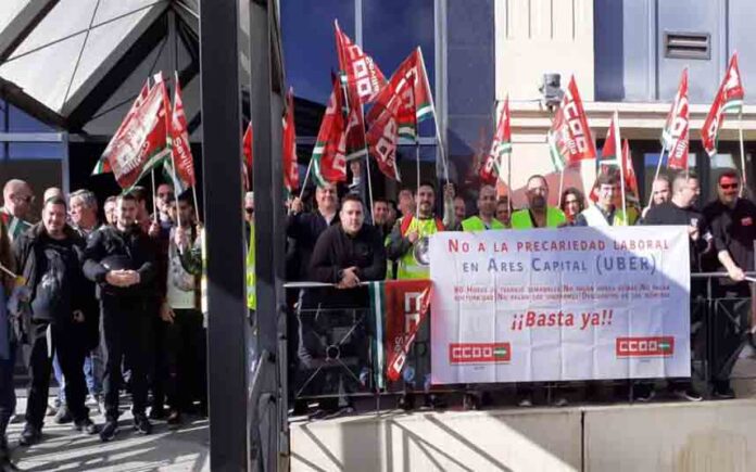Denuncia por cesión ilegal de trabajadores a la operadora de Uber en Sevilla