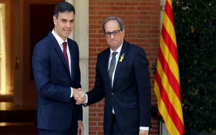 Pedro Sánchez llevará a cabo la mesa de negociación con Catalunya antes de las elecciones