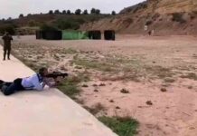 El ejército permite a Ortega Smith disparar en sus instalaciones y grabarlo El ejército permite a Ortega Smith disparar en sus instalaciones y grabarlo