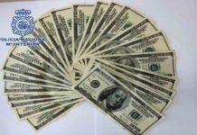 La policía incauta 87.000 dólares falsos introducidos en España La policía incauta 87000 dólares falsos introducidos en España