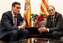 Torra y Sánchez liderarán la primera reunión de la mesa de diálogo en febrero Torra y Sánchez liderarán la primera reunión de la mesa de diálogo en febrero