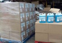 Inmovilizados 1.600 litros de un falso gel hidroalcohólico higienizante Inmovilizados 1600 litros de un falso gel hidroalcohólico higienizante