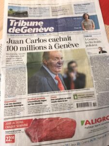 Juan Carlos recibió cien millones de comisiones y han aparecido en Ginebra