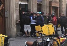 UGT denuncia a Glovo, Deliveroo, Uber Eats y Amazon por no proteger a sus trabajadores UGT denuncia a Glovo, Deliveroo, Uber Eats y Amazon por no proteger a sus trabajadores