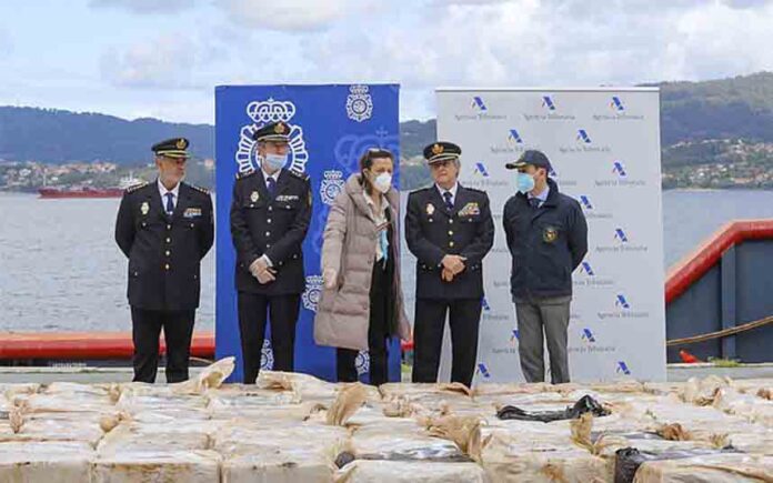 EEUU dice que las 4 toneladas de cocaína incautadas esta semana en Galicia, está vinculada a Nicolás Maduro
