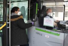 El uso de mascarillas será obligatorio en el transporte público a partir del lunes El uso de mascarillas será obligatorio en el transporte público a partir del lunes