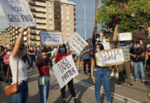 Concentración en el consulado de EE.UU. en Barcelona por la muerte de George Floyd Concentración en el consulado de EE.UU. en Barcelona por la muerte de George Floyd