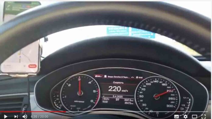 Detenido el autor de un video en el que conducía a 220 km/h en una vía limitada a 100