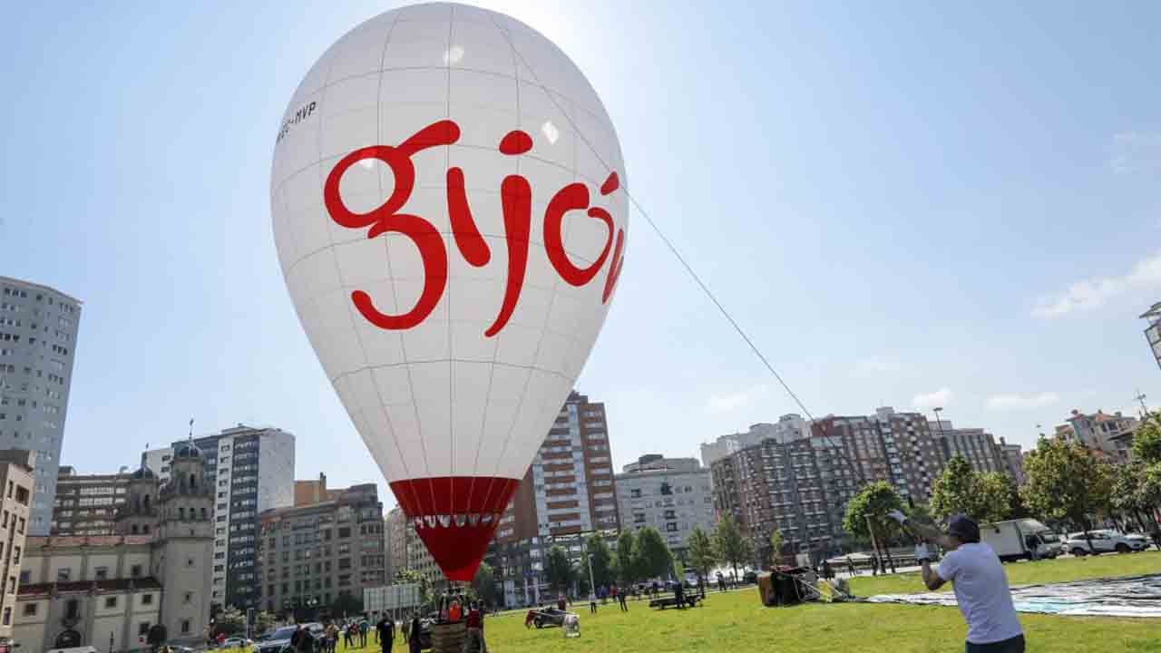Volar en globo aerostático en Gijón