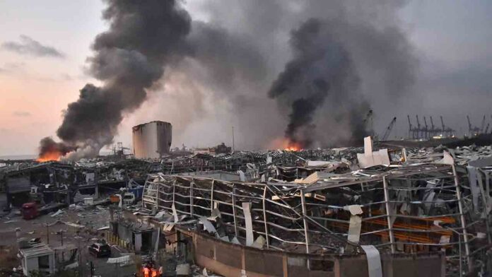 Explosión del Líbano