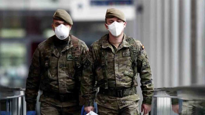 Zaragoza despliega al ejército con un área de hospitalización