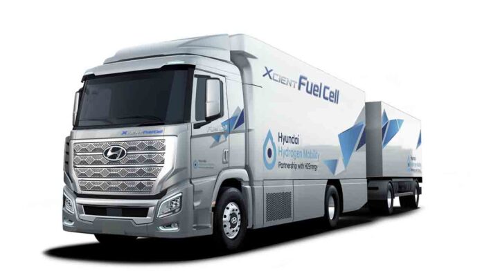 Hyundai avanza en la producción de camiones propulsados por hidrógeno