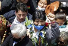 Regreso triunfal de Evo Morales a Bolivia Regreso triunfal de Evo Morales a Bolivia