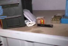 Descubren numeroso armamento de guerra y munición en Barcelona Descubren numeroso armamento de guerra y munición en Barcelona