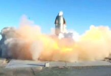 Se incendia el cohete interplanetario de Space X al aterrizar Se incendia el cohete interplanetario de Space X al aterrizar