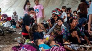 Caravana de los condenados en Honduras
