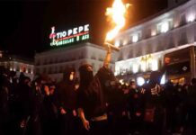 Dos detenidos en Madrid por agredir a una agente durante las protestas pro-Hasel Dos detenidos en Madrid por agredir a una agente durante las protestas pro-Hasel
