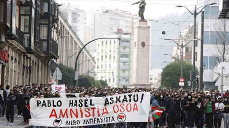 Manifestación este domingo en Bilbao en apoyo a Hasel