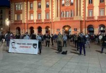Protestas en Barakaldo por el encarcelamiento de Pablo Hasel Protestas en Barakaldo por el encarcelamiento de Pablo Hasel