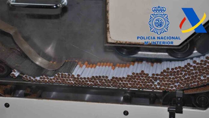 Desmanteladas dos fábricas de tabaco ilegales en Valladolid