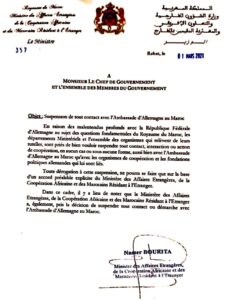 Marruecos suspende los contactos con la embajada de Alemania en Rabat