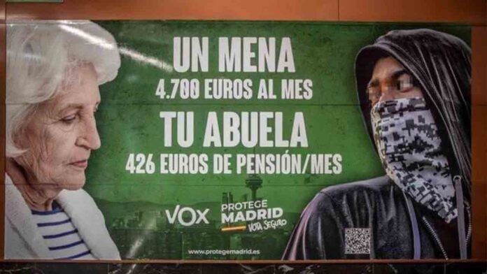 Denuncias a Vox por delitos de odio en los carteles del Metro de Madrid