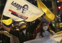 Elecciones en Ecuador: Lasso se adelanta a Arauz con el 90% de los votos escrutados Elecciones en Ecuador: Lasso se adelanta a Arauz con el 90% de los votos escrutados