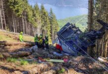 14 muertos en Italia tras desprenderse un teleférico 14 muertos en Italia tras desprenderse un teleférico