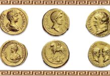 Recuperadas en Barcelona tres monedas áureos del Imperio Romano Recuperadas en Barcelona tres monedas áureos del Imperio Romano