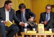 El Tribunal de cuentas reclama 5,4 millones a Junqueras, Mas y Puigdemont El Tribunal de cuentas reclama 4,7 millones a Junqueras, Mas y Puigdemont