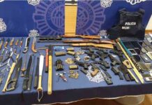 Siete detenidos por tráfico de armas y drogas en Burgos y Valladolid Siete detenidos por tráfico de armas y drogas en Burgos y Valladolid