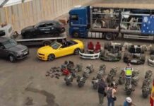 Despiezaban vehículos robados y los enviaban al este de Europa Despiezaban vehículos robados y los enviaban al este de Europa