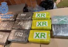 Intervienen 150 kilos de cocaína en un parking de Madrid Intervienen 150 kilos de cocaína en un parking de Madrid